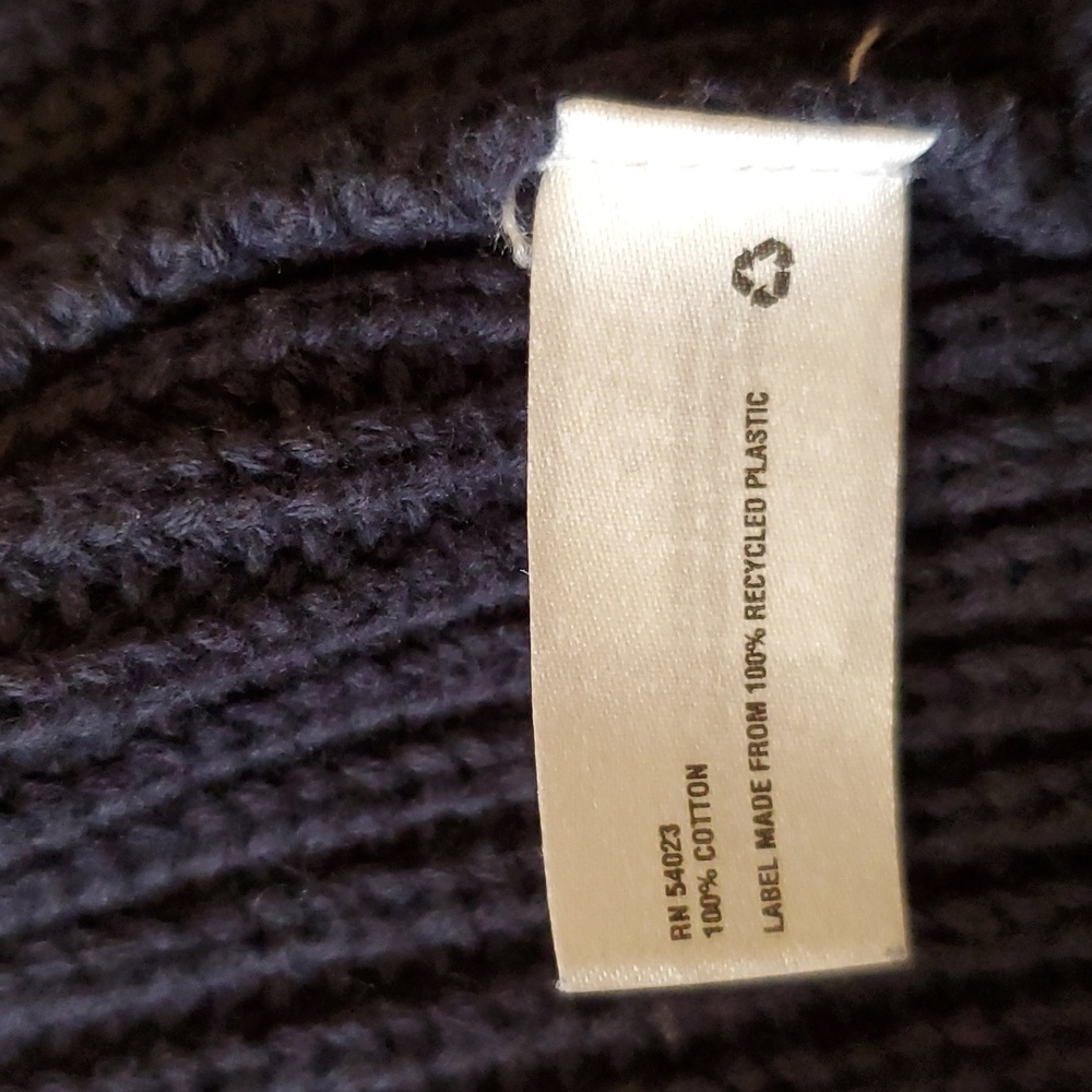 GAP Mockneck Sweater Jacket 100% Cotton - Picture 13 of 16